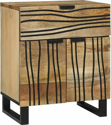 Obrázok produktu pre Nočný stolík Prírodná 50 x 33 x 60 cm Kompozitné drevo