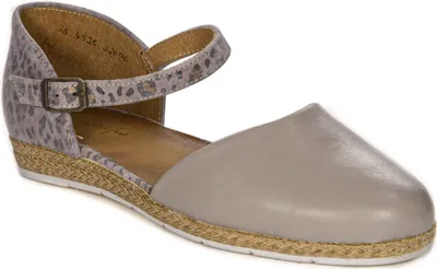 Produktbild von Schuhe aus Narbenleder und Samt mit runder Zehenpartie und Schnalle, Modell 4536S05005