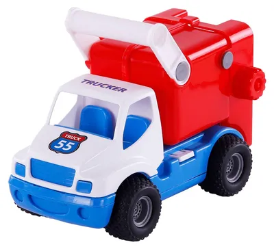 Produktbild von Müllwagen Spielzeug mit Gummireifen - Arbeitsfahrzeug 29cm - Cavallino
