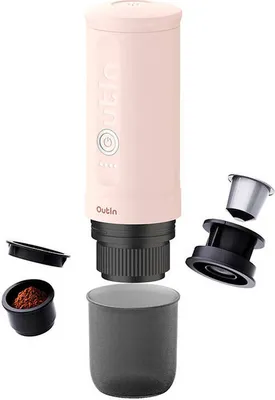 Produktbild von Outin Nano 7500 mAh tragbare Kaffeemaschine (Pink) - BCRF Limited Edition