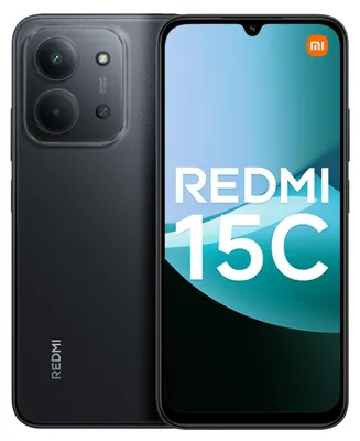 Produktbild von XIAOMI Redmi 15C 6,9" Handy 120Hz, 6000 mAh, 4GB RAM 128GB Smartphone Midnight Black