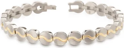 Produktbild von Boccia Armband 03023-02 Titan teilvergoldet