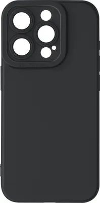 Immagine prodotto di Avizar, Custodia in silicone SoftGlow per Apple iPhone 15 Pro, fotocamera protetta, nero