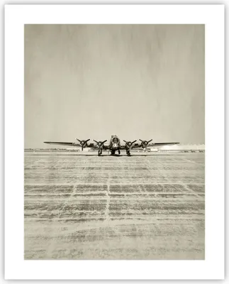 Produktbild von Poster - Poster ohne Rahmen - Flugzeug alt Bomber - 40x50 cm - Wand Bild - Wanddeko - Wandbilder - Kunstposter - Wandposter - Bilder - Kunstdruck - Wanddekoration - Wandbild - P2XPA40x50-4184