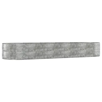 Obrázek produktu pro vidaXL Zvýšená postel stříbrná 447x140x68 cm Pozinkovaná ocel