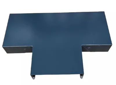 Produktbild von T Stück Mauerabdeckung Verbindungsstück Attika Abdeckungsbreite 20 cm Zuschnitt 33 cm Alu Anthrazit RAL 7016