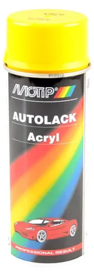 Produktbild von MOTIP Autolack Acryl gelb 400 ml Fahrzeuglack Acryllack Lackspray Sprühdose
