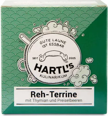 Produktbild von Reh-Terrine mit Thymian und Preiselbeeren 100g - Fertiggericht von Hartls Kulinarikum