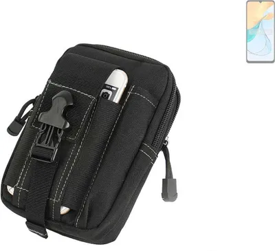 Produktbild von K-S-Trade Gürtel Tasche kompatibel mit ZTE Blade V50 Vita Gürteltasche Holster Schutz Hülle Handy Hülle Smartphone outdoor Handy-Hülle schwarz
