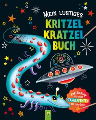 Obrázek produktu pro Mein lustiges Kritzel-Kratzel-Buch: Kratzmotive mit Farbeffekten, für Kinder ab 5 Jahren