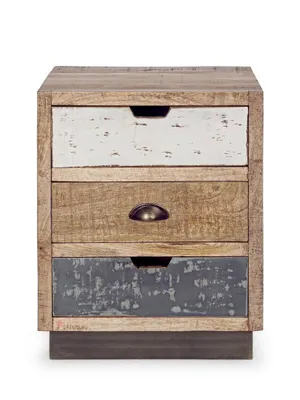 Produktbild von Nachttisch Tudor 45 x 33 x 60 cm Mangoholz Natur