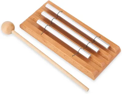Productafbeelding van Drie Tonen Meditatie Bel - Percussie Instrument voor Muziekeducatie
