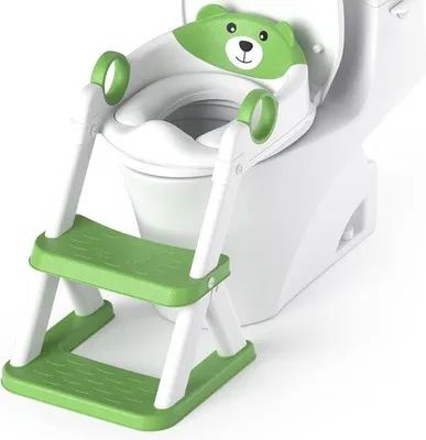 Immagine prodotto di Sedile WC per bambini 2 in 1 antiscivolo con supporto per alzarsi