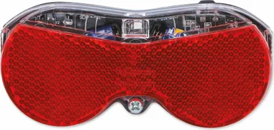 Immagine prodotto di Luce posteriore per bicicletta DUNLOP, 3 LED, a batteria, riflettore