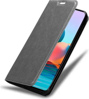 Produktbild von Cadorabo Hülle für Xiaomi RedMi NOTE 10 4G / RedMi NOTE 10S Schutz Hülle in Grau Handyhülle Etui Case Cover