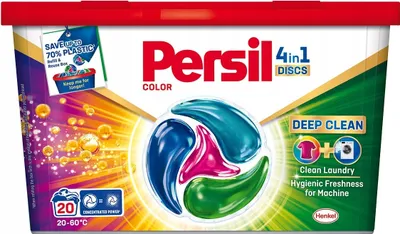 Produktbild von Persil Discs Color Kapsułki do prania 4w1, 20 sztuk