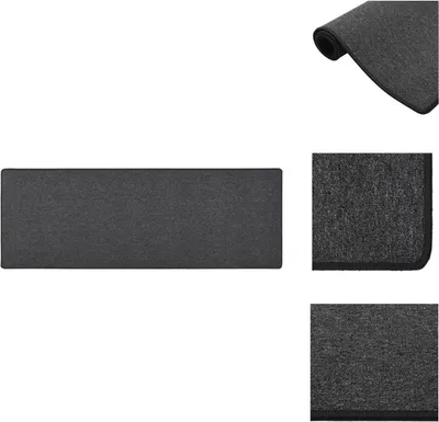 Zdjęcie produktu dla vidaXL Bieżnik dywanowy antracytowy 50x150 cm - Dywany