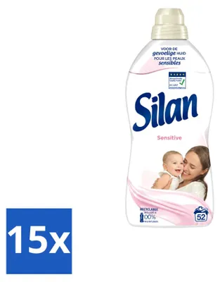 Produktbild von 15 x Silan Sensitive Weichspüler - 1144 ml - Vorteilspackung - 15 Stücke