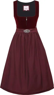 Produktbild von Dirndl Grafling 65cm Länge rotwein 34