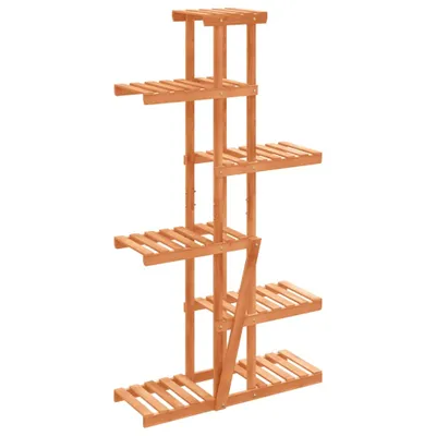 Zdjęcie produktu dla vidaXL Stojak na kwiaty 75x25x140,5 cm z litego drewna jodłowego