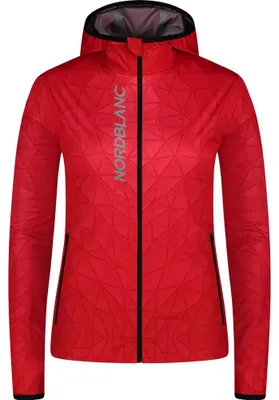 Zdjęcie produktu dla Jasna miękka kurtka damska NORDBLANC PURESNOW NBWSL8103 CZERWONY rozmiar: 38