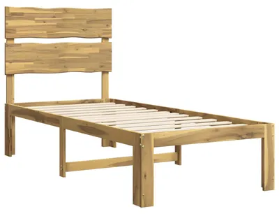 Obrázok produktu pre Jednolôžková posteľ s čelom, biela, 80 x 200 cm