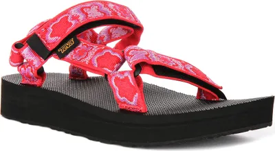 Produktbild von Teva Midform Universe in Rot Floral für Damen – 6 UK - 39 EU - 8 US / Red Floral