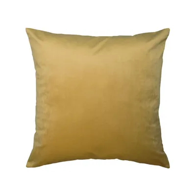 Obrázek produktu pro SCANquilt povlak na dekorační polštář VELVET hořčicová 100% polyester 50 x 50 cm