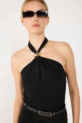 Produktbild von schulterfreie Bluse, Black, XL