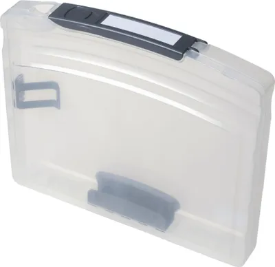 Produktbild von Spritzguss "go-case" A4 mit steckbarer Mechanik + Niederhalter farblos