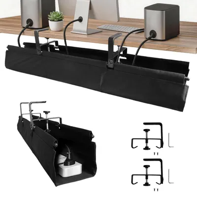 Produktbild von Kabelkanal für Schreibtisch - 90 cm Unter Kabelmanagement