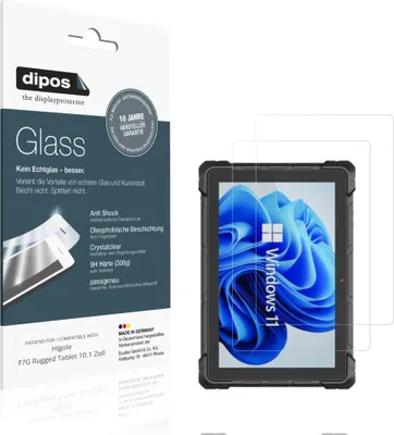 Obrázok produktu pre 2x dipos GlassCC Higole F7G Rugged Tablet 10.1 Zoll