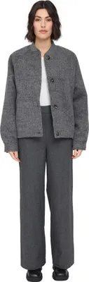 Produktbild von Mazine Vegan Wool Bomber - Bomberjacke, Größe:XS, Farbe:anthracite mel.