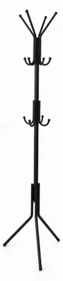 Produktbild von Hoppa! | Stehgarderobe | 12 Haken - 182 cm - Schwarz - Stahl