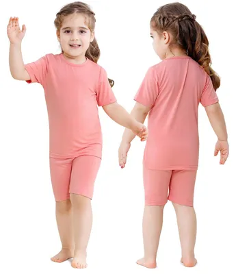 Produktbild von Omgoods – Kurze Pyjama-Sets für Kinder aus Bambusfaser