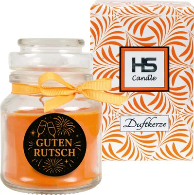 Image de Bougie parfumée en pot - Nouvel an melon miel pot à bonbons 120 g