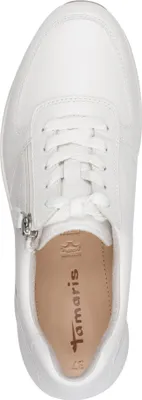 Produktbild von Tamaris Damen Sneaker Slipper aus Leder mit Reißverschluss 1-23711-42, Größe:40 EU, Farbe:Weiß