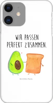 Produktbild von Mr. & Mrs. Panda Iphone 11 Handyhülle Avocado Toast - Weiß - Geschenk, Verliebt, Handy Schutzhülle, Gesund, Freundin, Liebe, Hochzeit, Case, Hülle, Cover