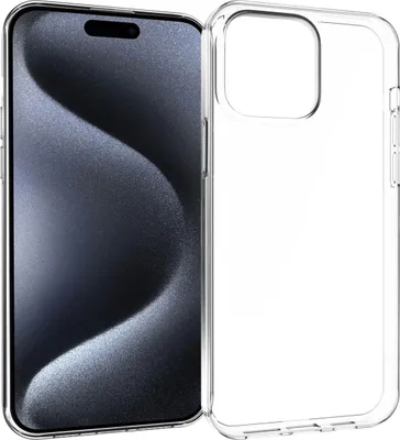 Immagine prodotto di Accezz Clear TPU Backcover iPhone 15 Pro Max - Trasparente
