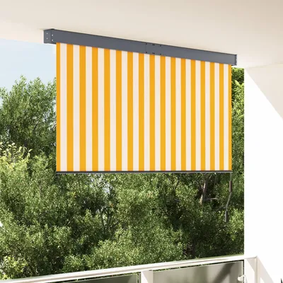 Obrázok produktu pre Maison Exclusive – Rollda (rolety) – biela a oranžová, 180 x 250 cm, materiál: látka a hliník
