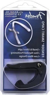 Produktbild von Kapodaster für Konzertgitarre schwarz flexibel