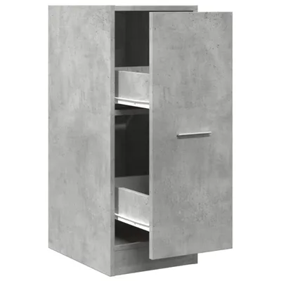 Produktbild von vidaXL Apothekerschrank Betongrau 30x41x77,5 cm Holzwerkstoff