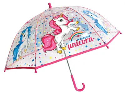 Produktbild von Einhorn Kinder Mädchen Regenschirm Stock-Schirm