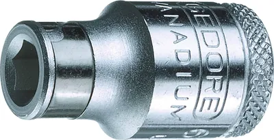 Immagine prodotto di GEDORE 1973312 GEDORE 1/4" 6-kant x 3/8" 4-kant Steckschlüsseleinsatz Größe: 1/4" / 3/8" Zoll