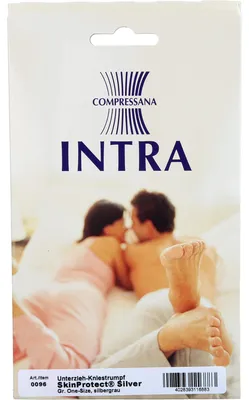 Produktbild von COMPRESSANA INTRA UNTERZIEH KNIESTRUMPF SILBER, 1 St