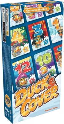 Produktbild von Asmodee Kartenspiel Duck & Cover - Familienspiel, lustig und strategisch