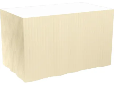 Produktbild von 5x Dunicel-Tableskirts, selbstklebend 72 cm, 5 Abschnitte à 4 m   cream