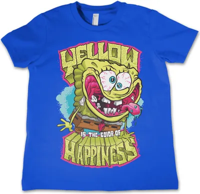Obrázek produktu pro Dětské tričko Yellow Is The Color Of Happiness - 6Years-S - modré