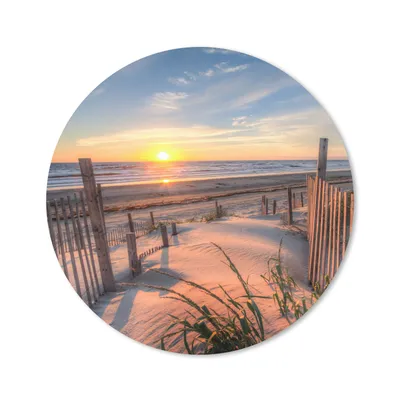 Produktbild von MuchoWow® Mauspad Mousepad Strand - Meer - Düne - Sonnenuntergang - Landschaft 50x50 cm - Mousepads - Maus Mat - Pad - Mausunterlage - Vinyl