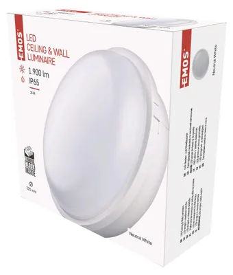 LED svítidlo QARI 22 cm, 20 W, neutrální bílá, IP65